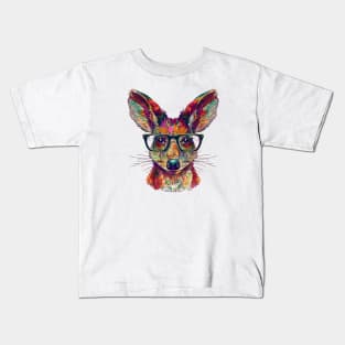 Digging Up Style: The Bandicoot with Specs Appeal! Kids T-Shirt